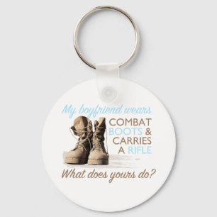 Porte-clés Mon copain Porte Des Bottes De Combat