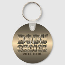 Mon corps Mon choix Porte - clé d'or