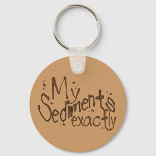 Porte-clés Mon de sédiments porte - clé exactement