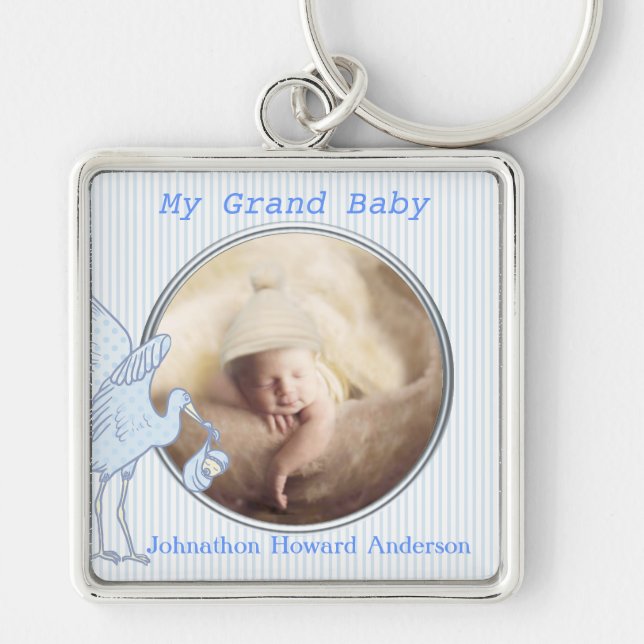Porte-clés Mon Grand Bébé Garçon Porte - clé photo (Devant)