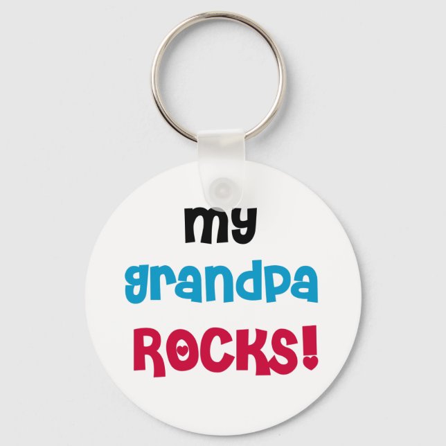 Porte-clés Mon grand-père Rocks (Recto)
