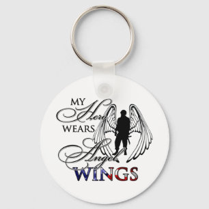 Porte-clés Mon héros utilise des ailes d'ange