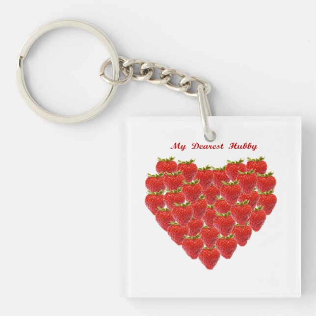 Porte-clés Mon Hubby le plus cher (Devant)