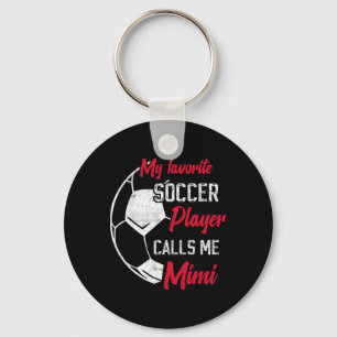 Porte-clés Mon Joueur De Football Favori M'appelle Mimi, Gr