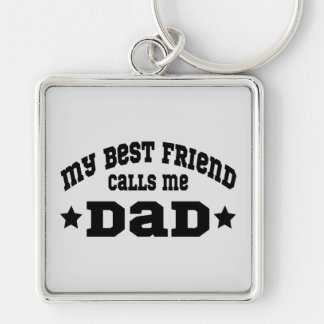 Porte-clés Mon meilleur ami m'appelle Papa Fête des Pères Rét