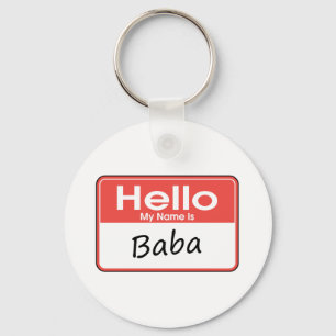 Porte-clés Mon nom est baba