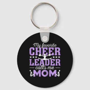 Porte-clés Mon Pom-pom girl Favori M'Appelle Maman Cheer Mama