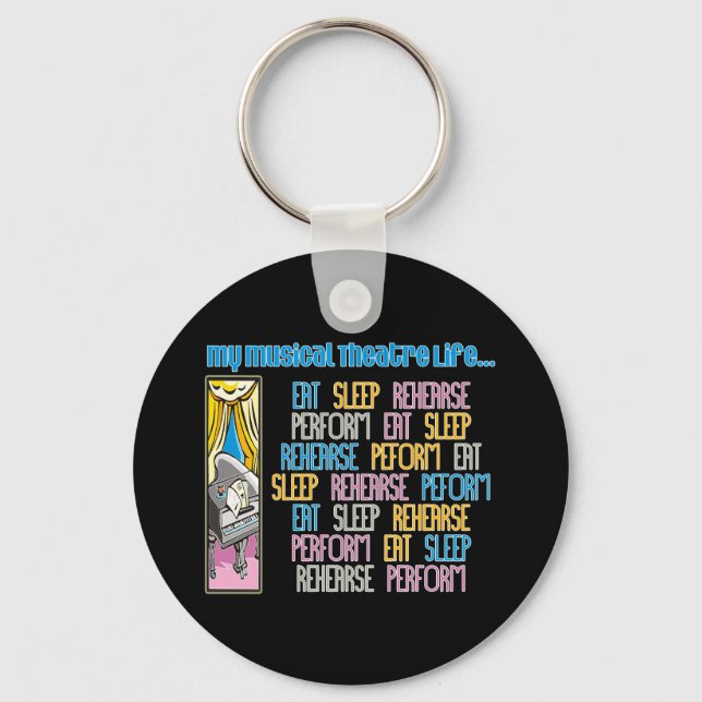 Porte-clés Mon Porte - clé de la vie musicale (Recto)