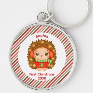 Porte-clés Mon premier Noël mignon bébé nom Noël