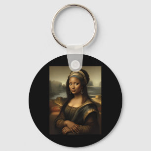 Porte-clés Mona Lisa noire Histoire des Noirs américains Mon