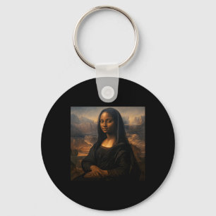Porte-clés Mona Lisa noire Mois de l'histoire des Noirs Junet