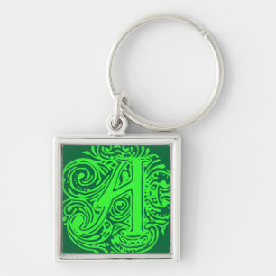Porte-clés Monarchie verte "A"