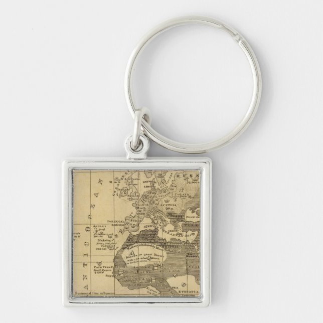 Porte-clés Monde habité (Devant)