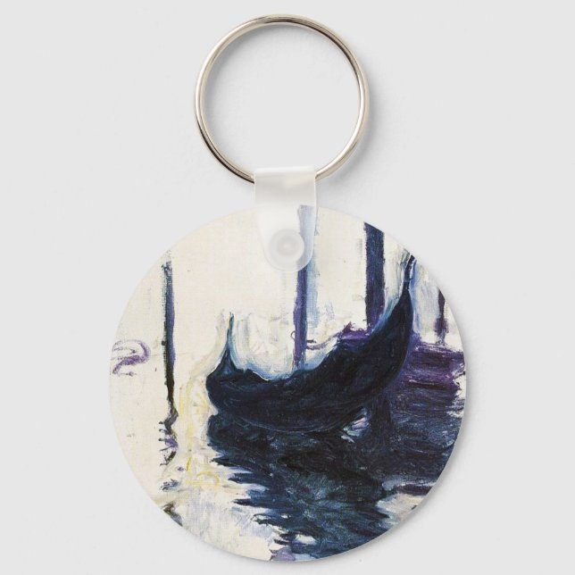 Porte-clés Monet Gondola à Venise (Recto)
