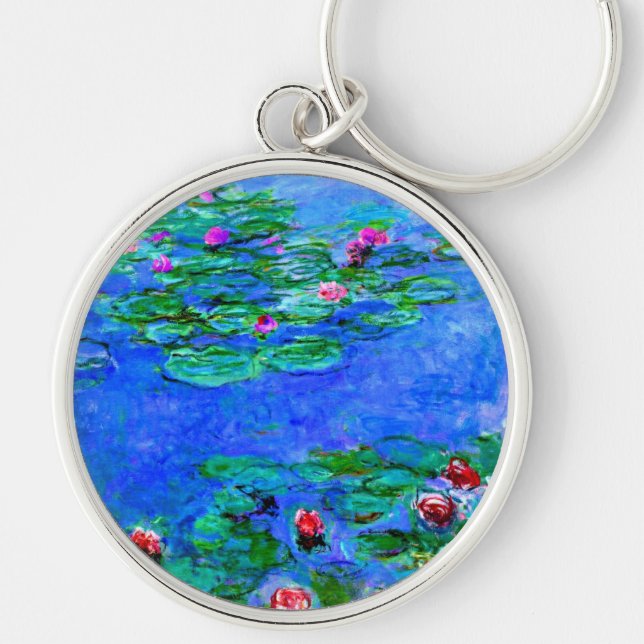 Porte-clés Monet - Lys d'eau (rouge), (Devant)
