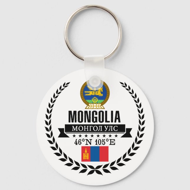 Porte-clés Mongolie (Recto)