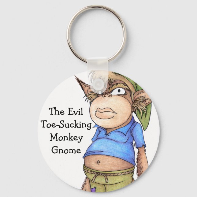 Porte-clés Monkey Gnome (Recto)