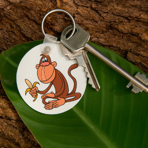 Porte-clés Monkey With Banana