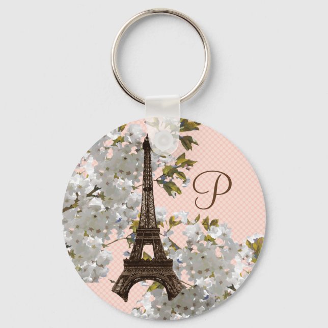 Porte-clés Monogram Springtim À Paris Porte - clé Tour Eiffel (Recto)