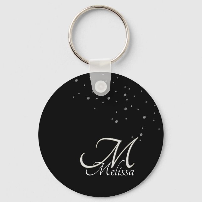 Porte-clés Monogramme argent et Porte - clé de Parties scinti (Recto)