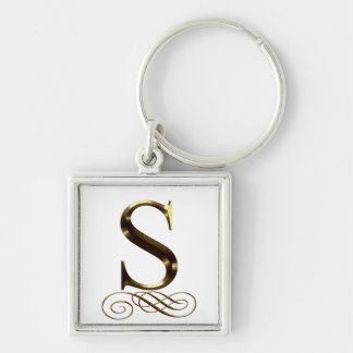 Porte-clés Monogramme de l'or" S" de VIP