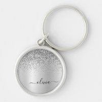 Monogramme de nom en métal glamour paillettes arge