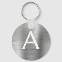 Monogramme en argent de luxe Faux en acier inoxyda