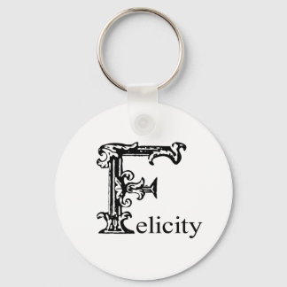 Porte-clés Monogramme fantaisie : Felicity