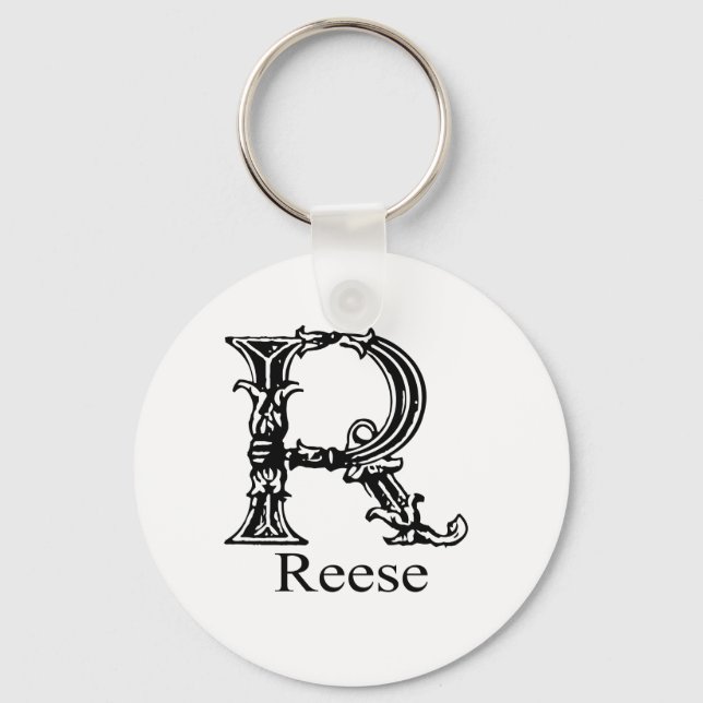 Porte-clés Monogramme fantaisie : Reese (Recto)