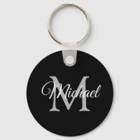 Monogramme Nom Elégant Modèle moderne Cercle