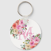 Monogramme | Personnalisez | Aquarelle | Floral