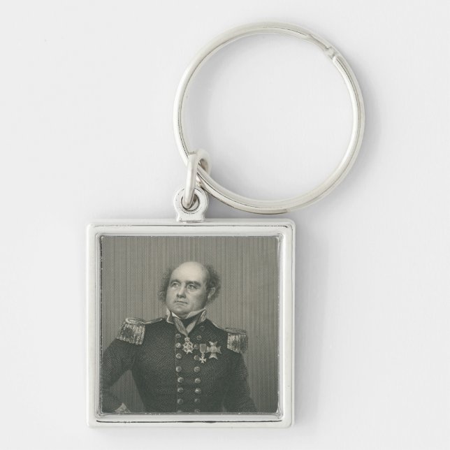 Porte-clés Monsieur John Franklin (Devant)
