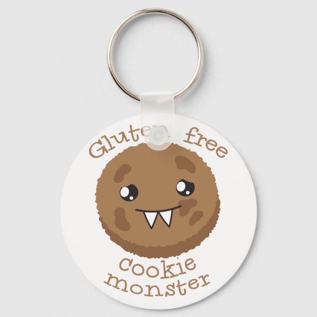 Porte-clés Monster de biscuits sans gluten (Recto)