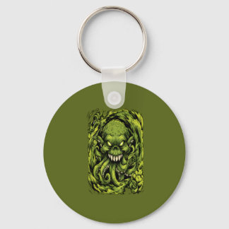 Porte-clés Monstre Tentacule Vert Flippant