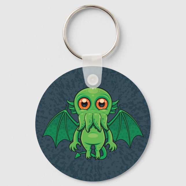 Porte-clés Monstres de Cute Green (Recto)