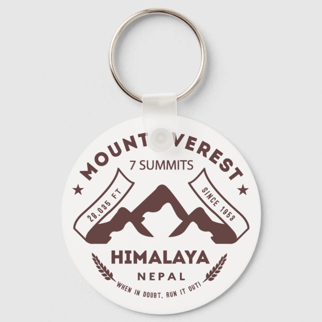Porte-clés Mont Everest Népal (Recto)