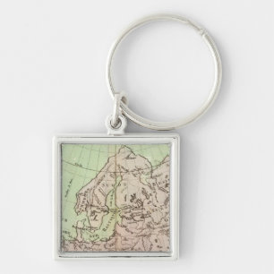 Porte-clés Montagne et fleuve d'Europe