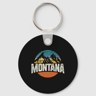Porte-clés Montana Montagnes Design Rétro Randonnée Mt 