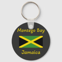 Montego Bay Jamaïque - Porte - clé du drapeau jama