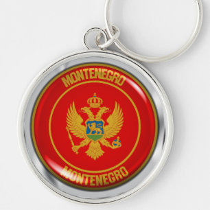 Porte-clés Montenegro Round Emblem