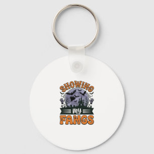 Porte-clés Montre mes crocs Vintage Halloween Vampire Shirt_1