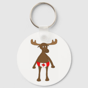 Porte-clés Moose canadienne