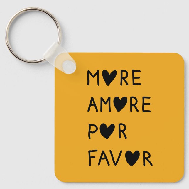 Porte-clés More Amore Pore Favor (Recto)