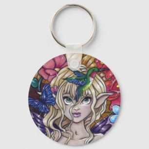 Porte-clés "Morning Dew" porte - clé de fée des colibris