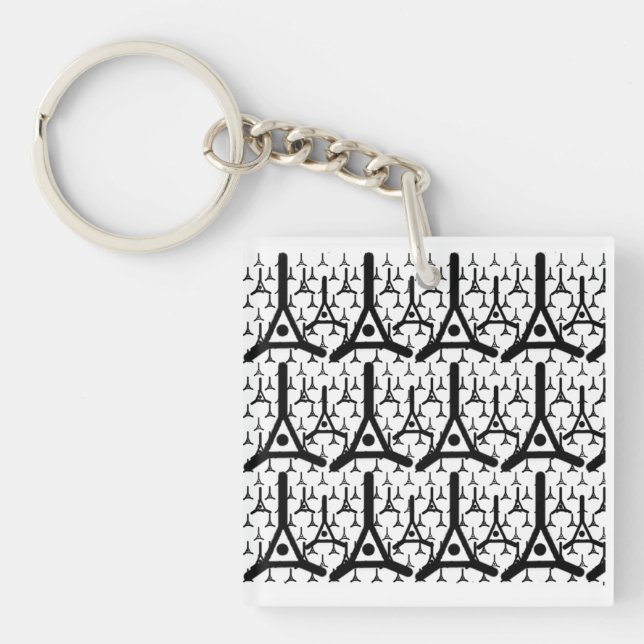 Porte-clés Mosaïque de neurone (Devant)
