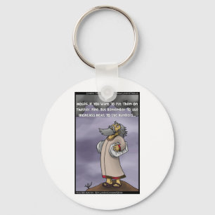 Porte-clés Moses & Les 10 Hashtags Twitter Drôle Cadeaux & Te