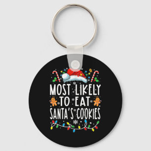 Porte-clés Most Likely To Eat Santas