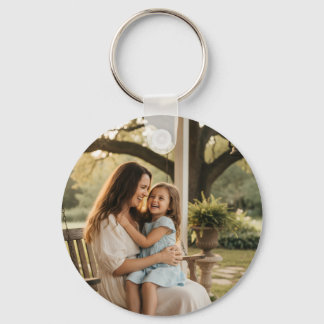 Porte-clés Mother daughter love photo mothers day family gift