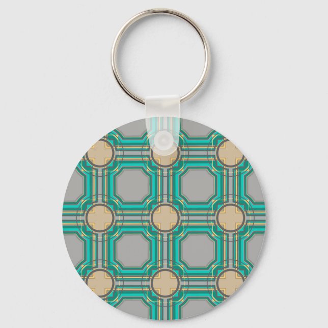 Porte-clés motif abstrait (Recto)