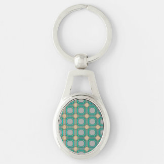 Porte-clés motif abstrait